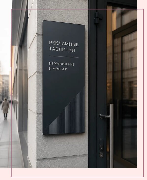 Рекламные таблички в Карпинске по цене от 4621 р. | Аванза-Кпн