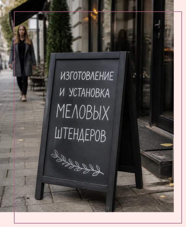 Меловые штендеры в Карпинске по цене от 6674 р. | Аванза-Кпн